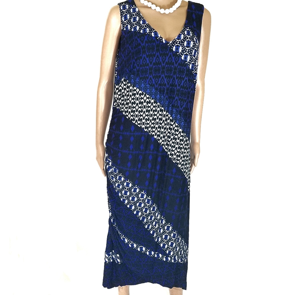 INC Womens V-Neck Maxi Dress